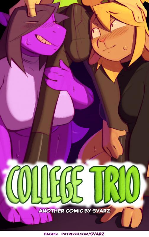 Svarzy - College Trio Porn Comics