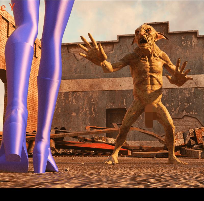 Newbie Y - Goblin's Counterattack 3D Porn Comic