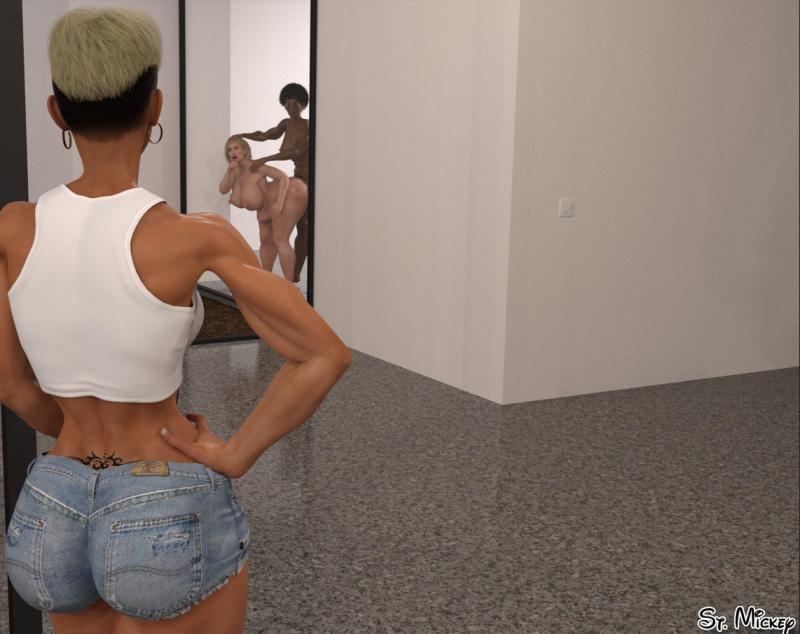 St. Mickey - Queen WIP I-IV 3D Porn Comic